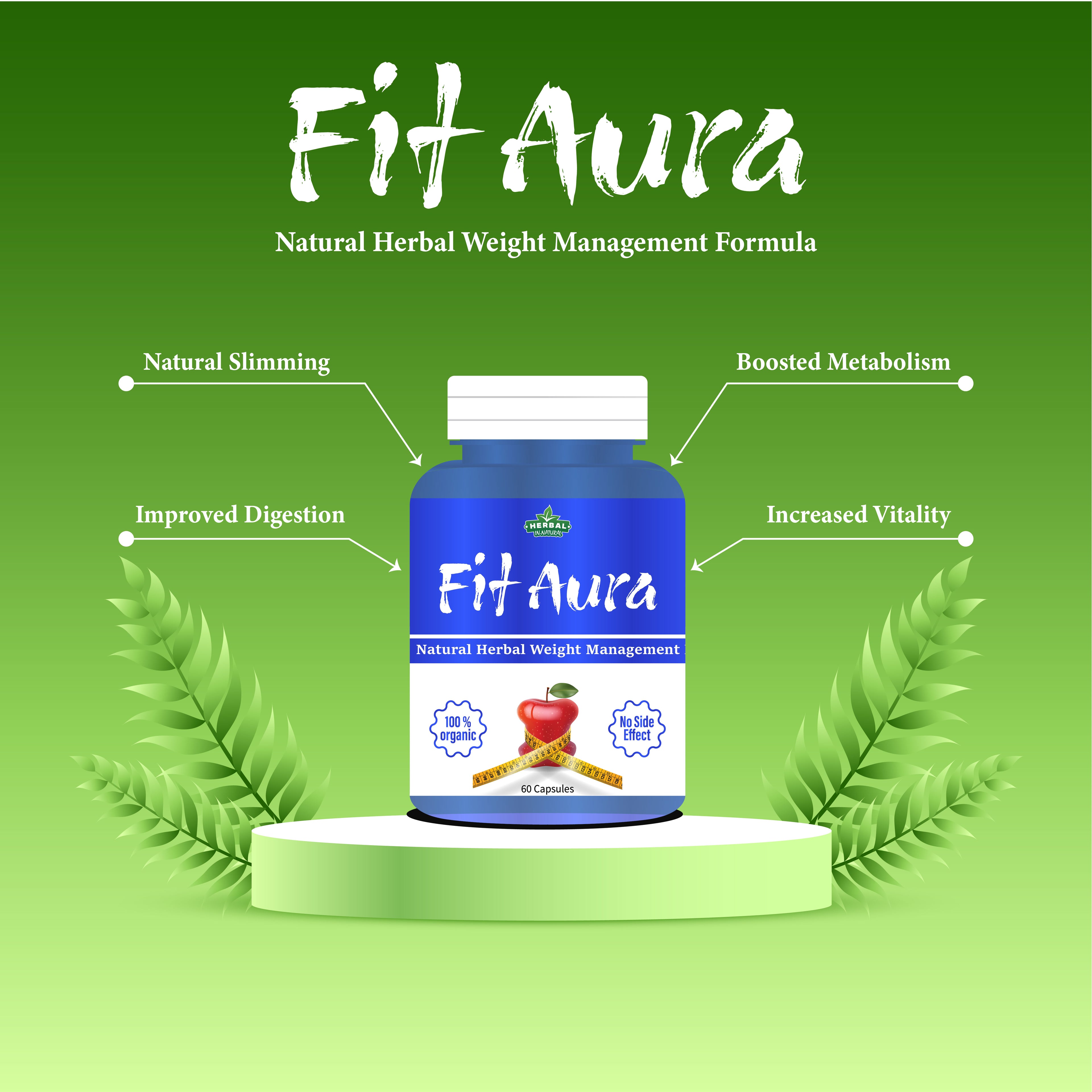 Fit Aura-Natural Herbal Weight Management Formula