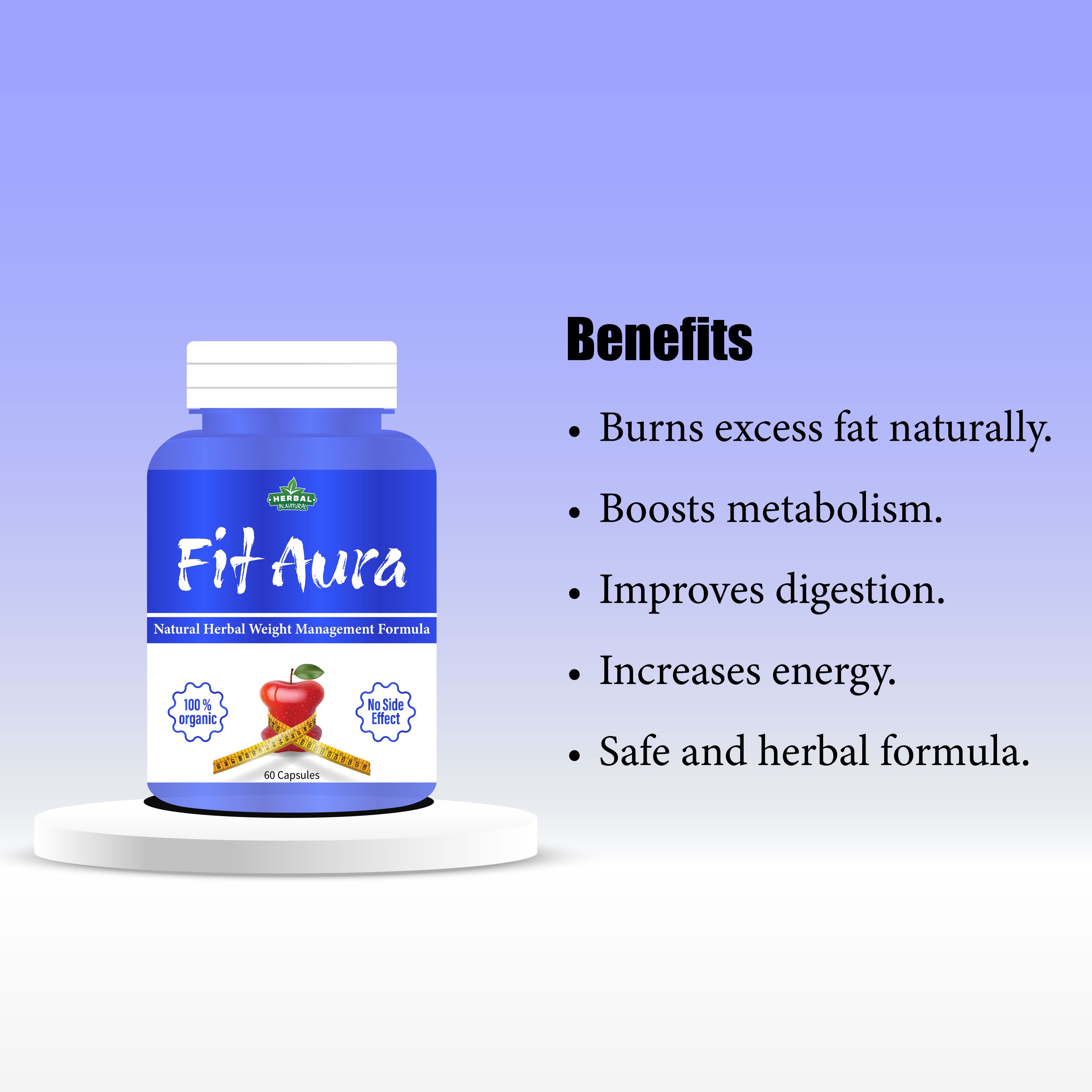 Fit Aura-Natural Herbal Weight Management Formula